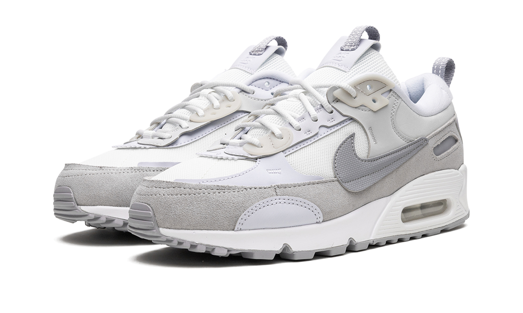 Women's AIR MAX 90 FUTURA MNS "Summit White / Pure Platinum" DM9922 103 - product image from the listing.