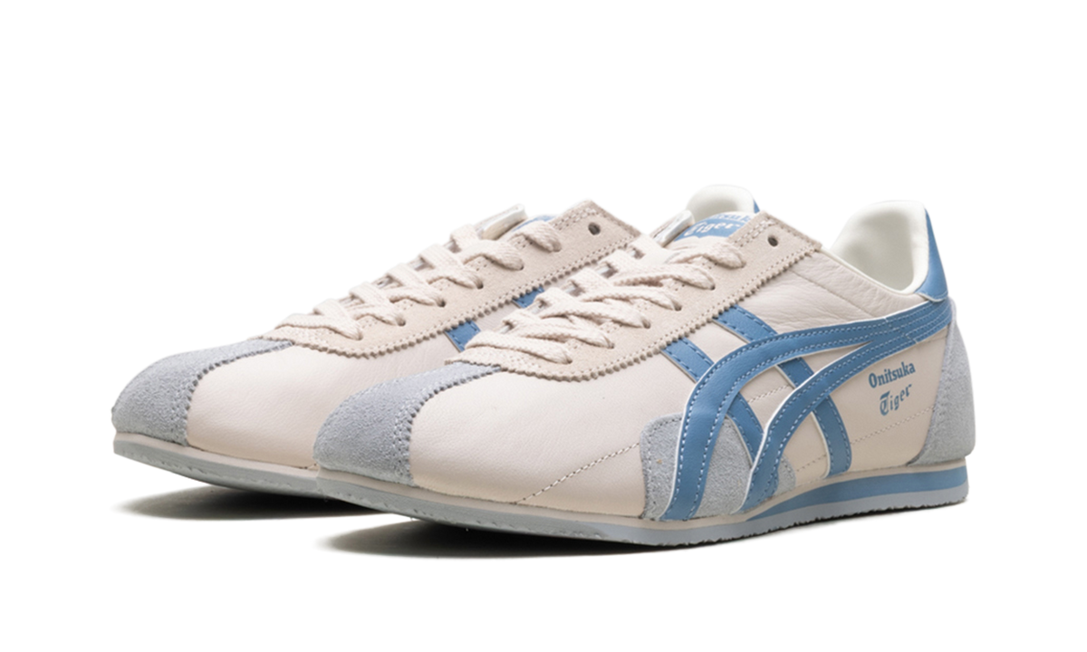 Onitsuka Tiger Runspark in Cream Light Blue 152113 - product image from the listing.