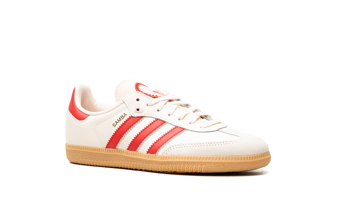 "Valentine's Day Cream White Scarlet (2026)" Samba OG GS KI6679 - product image from the listing.