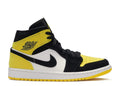 Air Jordan 1 Mid SE 'Yellow Toe' Footwear - product image from the listing.