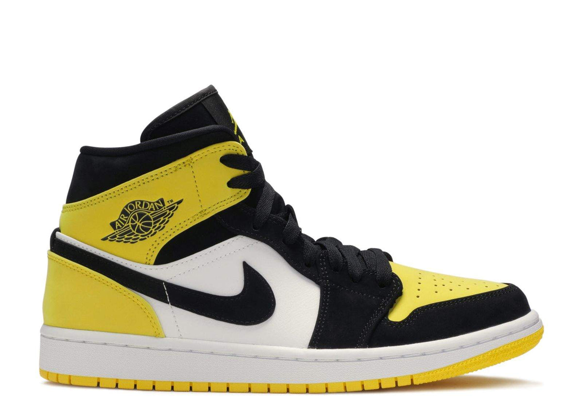 Air Jordan 1 Mid SE 'Yellow Toe' Footwear - product image from the listing.