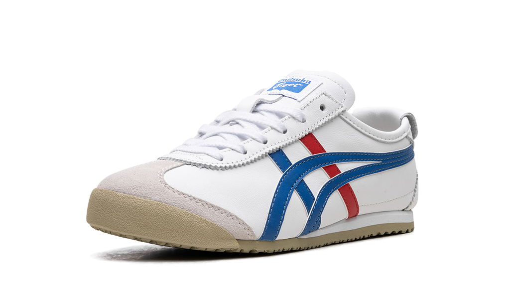 Onitsuka Tiger Mexico 66 in White Blue Red 124348 - product image from the listing.