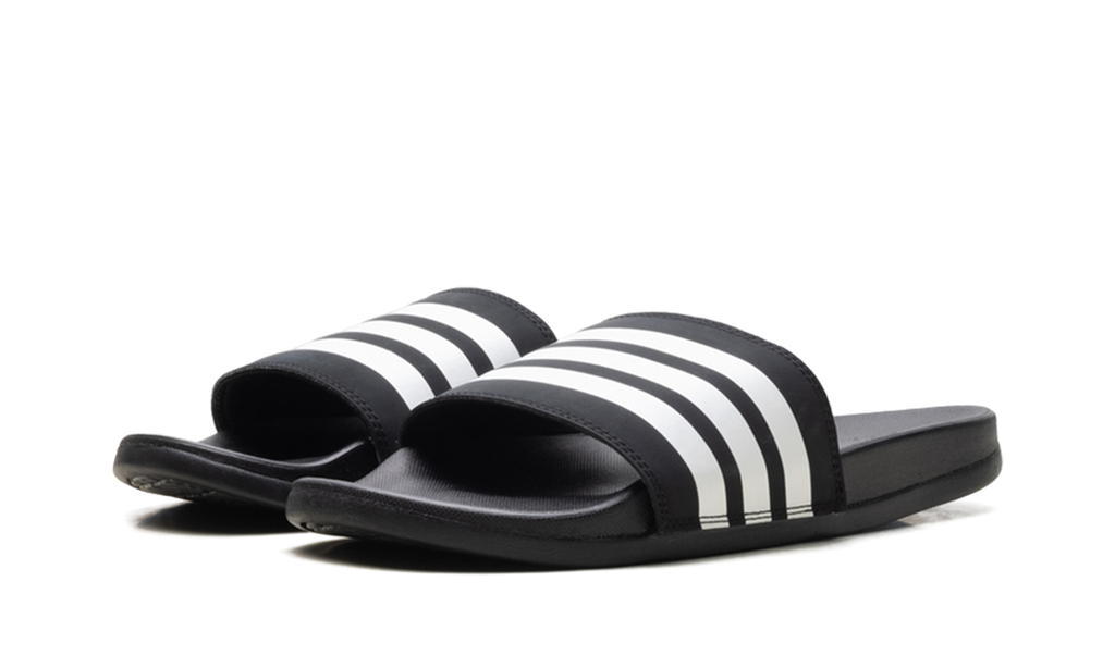 "Black" Adilette Comfort Slides JS4313 - product image from the listing.