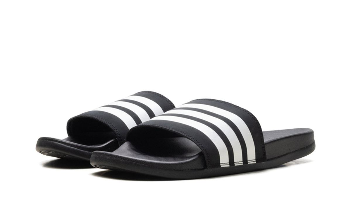 "Black" Adilette Comfort Slides JS4313 - product image from the listing.