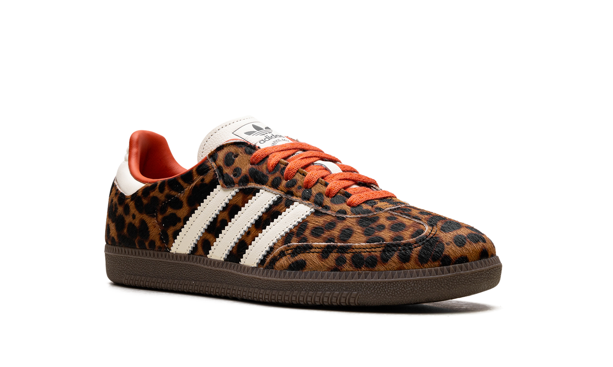 Women's Samba OG "Leopard / Cream Orange" JI2734 - product image from the listing.