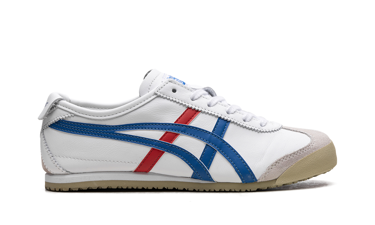Onitsuka Tiger Mexico 66 in White Blue Red 124348 - product image from the listing.