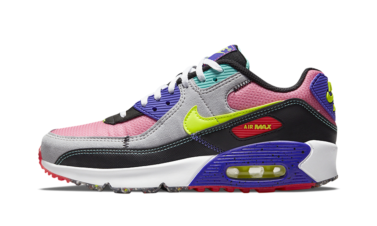 "Exeter Edition - Neon" Air Max 90 GS DJ5973 600 - product image from the listing.