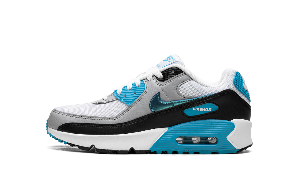 "Blue Lightning Metallic" Air Max 90 GS FD0678 100 - product image from the listing.