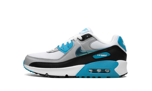 "Blue Lightning Metallic" Air Max 90 GS FD0678 100 - product image from the listing.