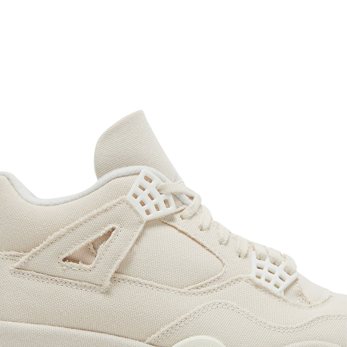 Air Jordan 4 Retro 'Blank Canvas' DQ4909-100 for Women - product image from the listing.