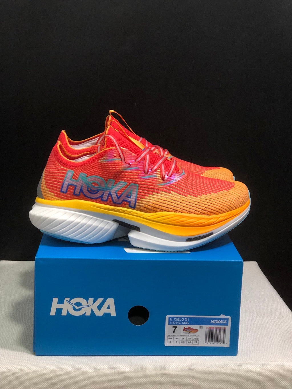 ONE ONE CIELO X1 by HOKA - product photo shown in the listing for this item.