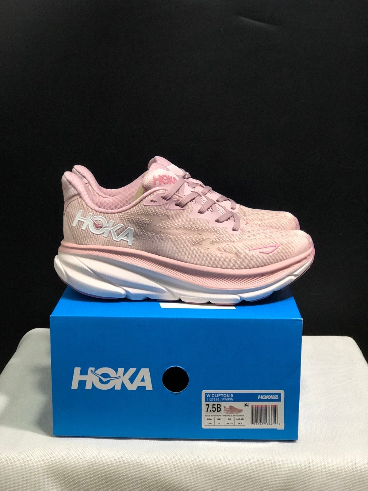 ONE ONE Clifton 9 by HOKA - product photo shown in the listing for this item.