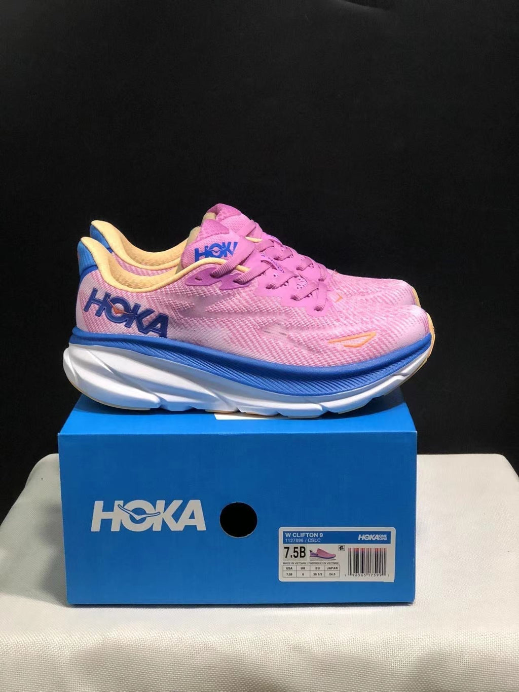 ONE ONE Clifton 9 by HOKA - product photo shown in the listing for this item.
