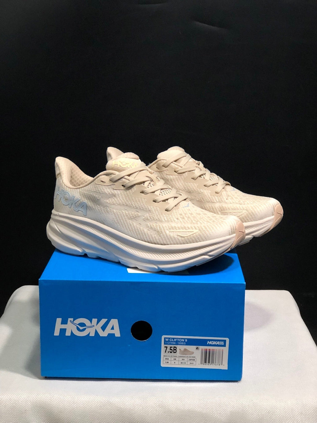 ONE ONE Clifton 9 by HOKA - product photo shown in the listing for this item.