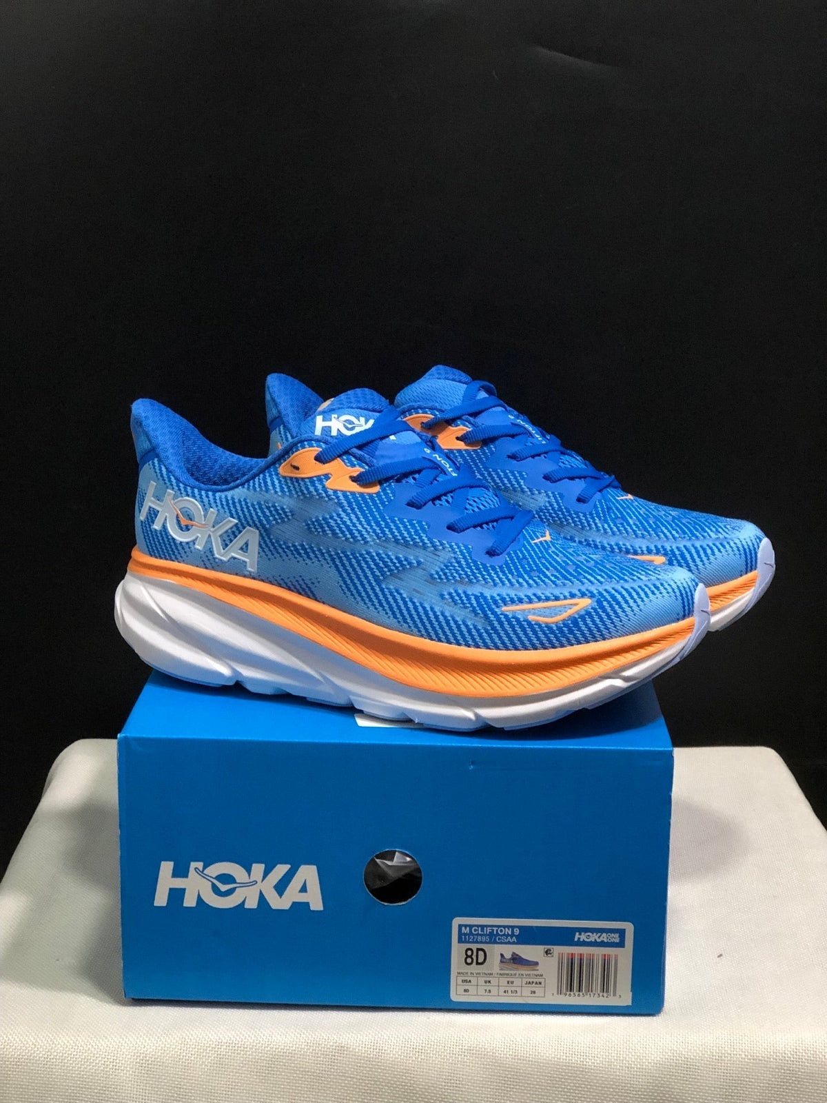 ONE ONE Clifton 9 by HOKA - product photo shown in the listing for this item.