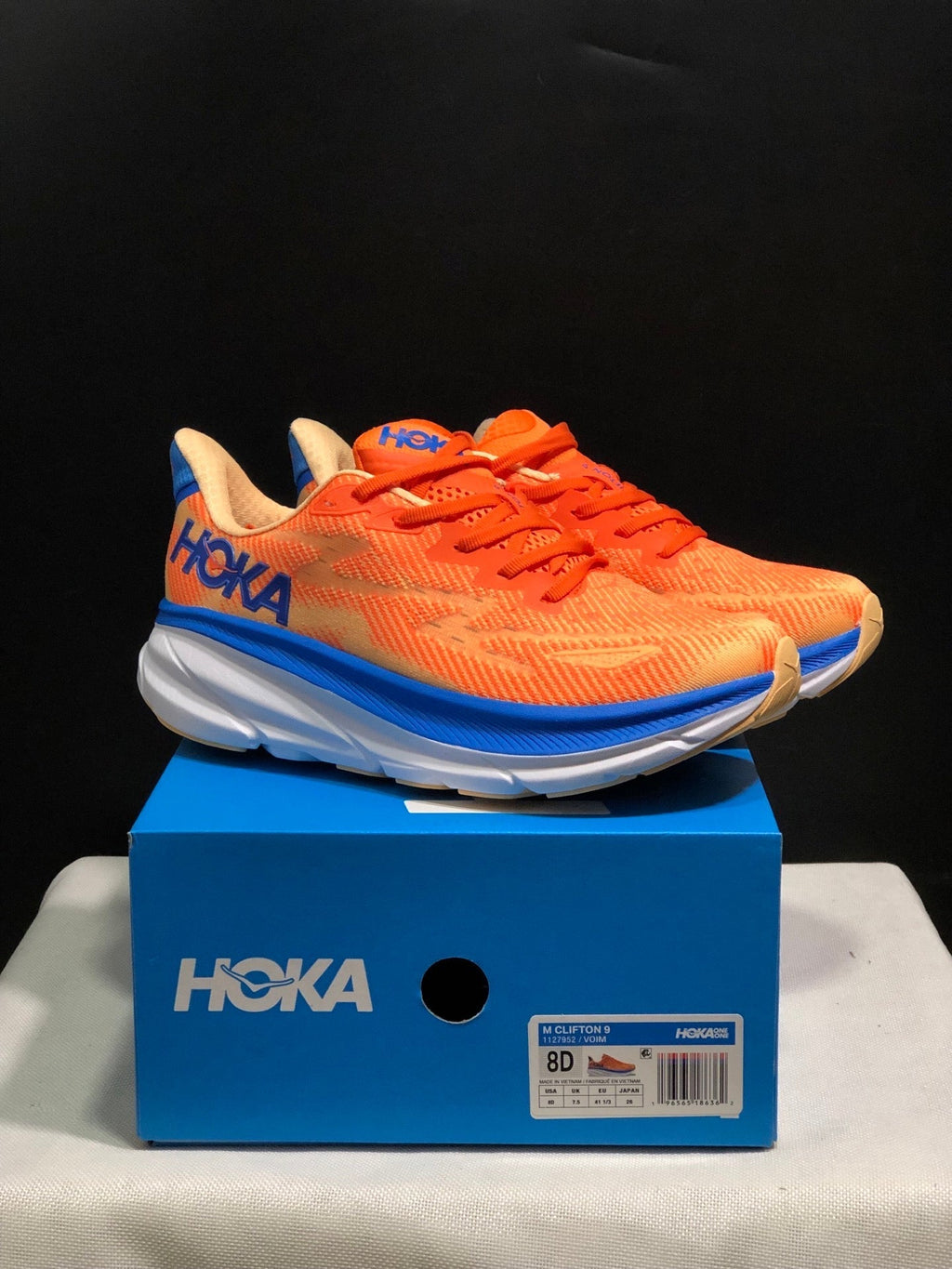 ONE ONE Clifton 9 by HOKA - product photo shown in the listing for this item.