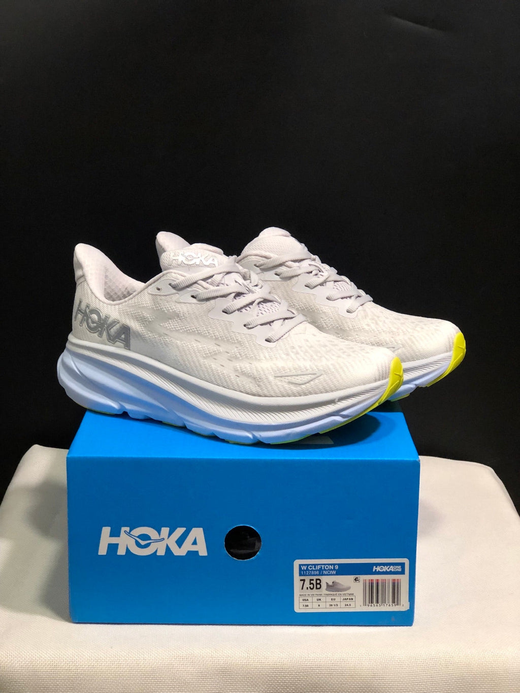 ONE ONE Clifton 9 by HOKA - product photo shown in the listing for this item.