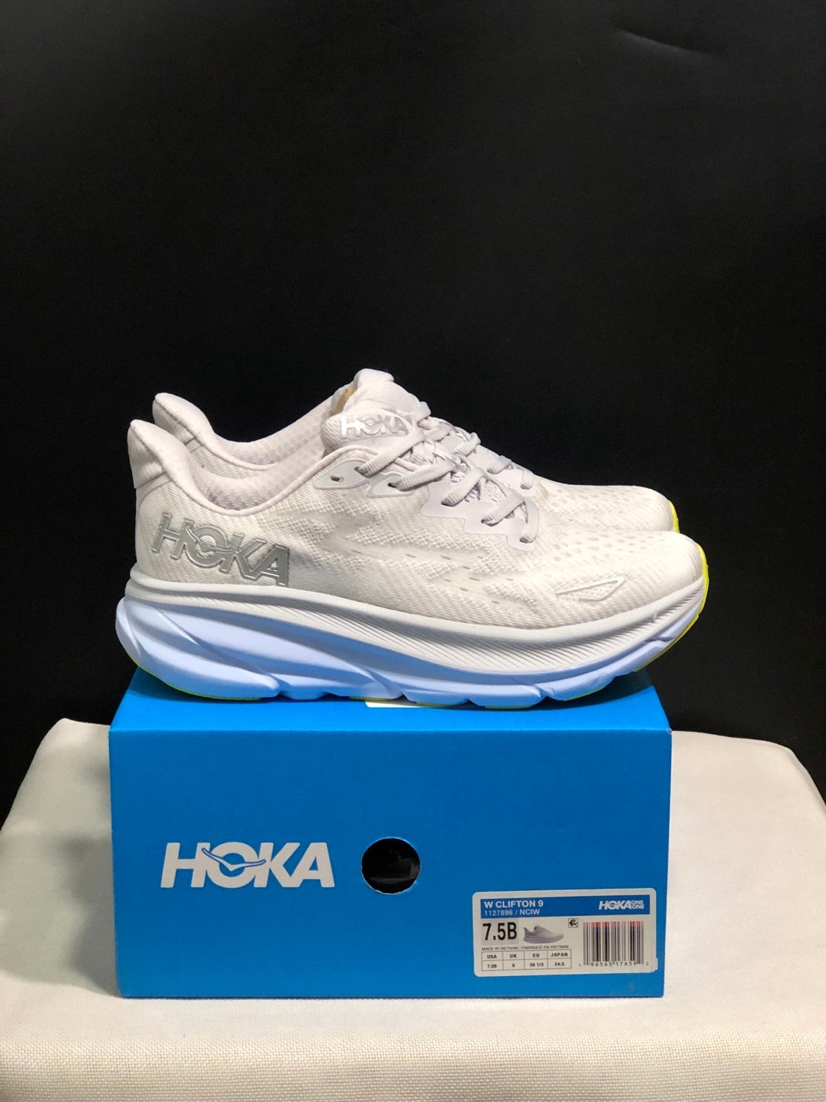 ONE ONE Clifton 9 by HOKA - product photo shown in the listing for this item.
