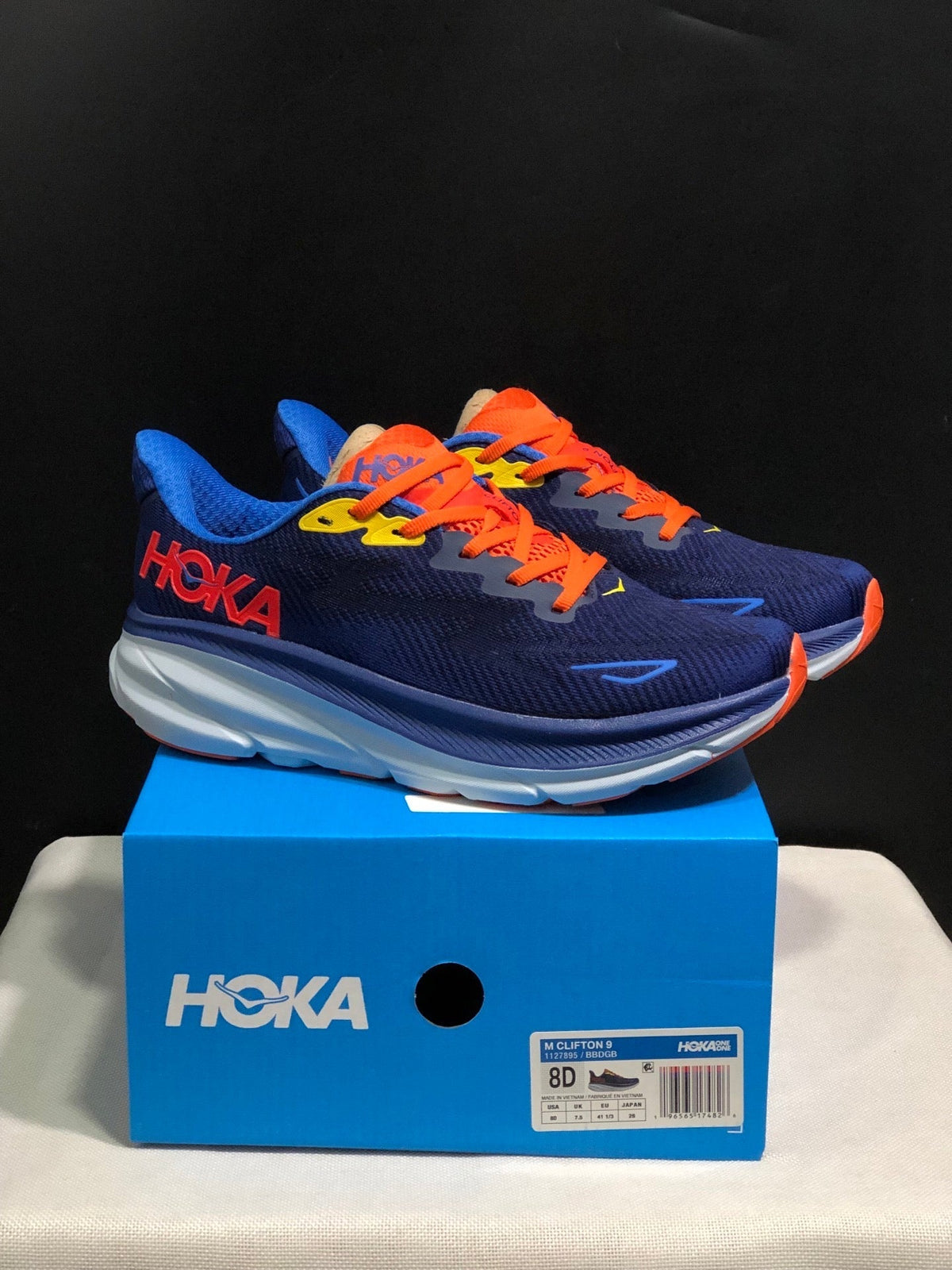 ONE ONE Clifton 9 by HOKA - product photo shown in the listing for this item.