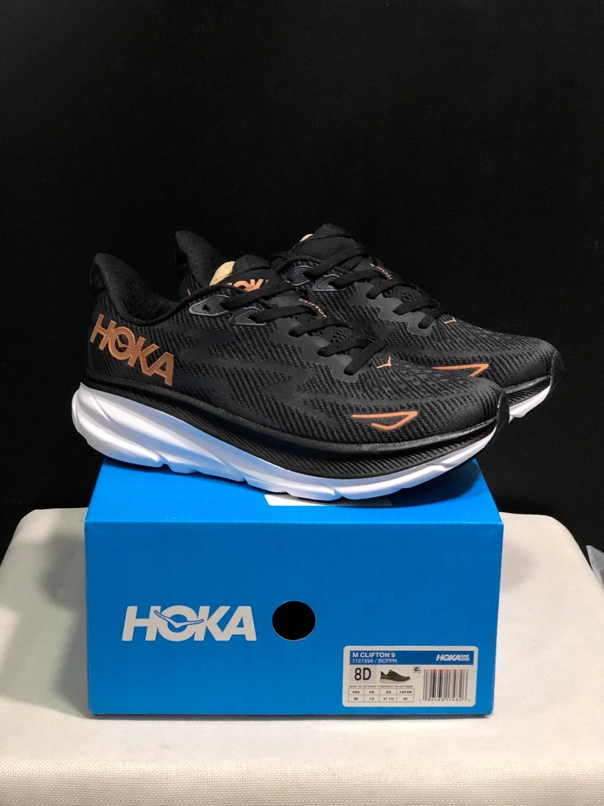 ONE ONE Clifton 9 by HOKA - product photo shown in the listing for this item.