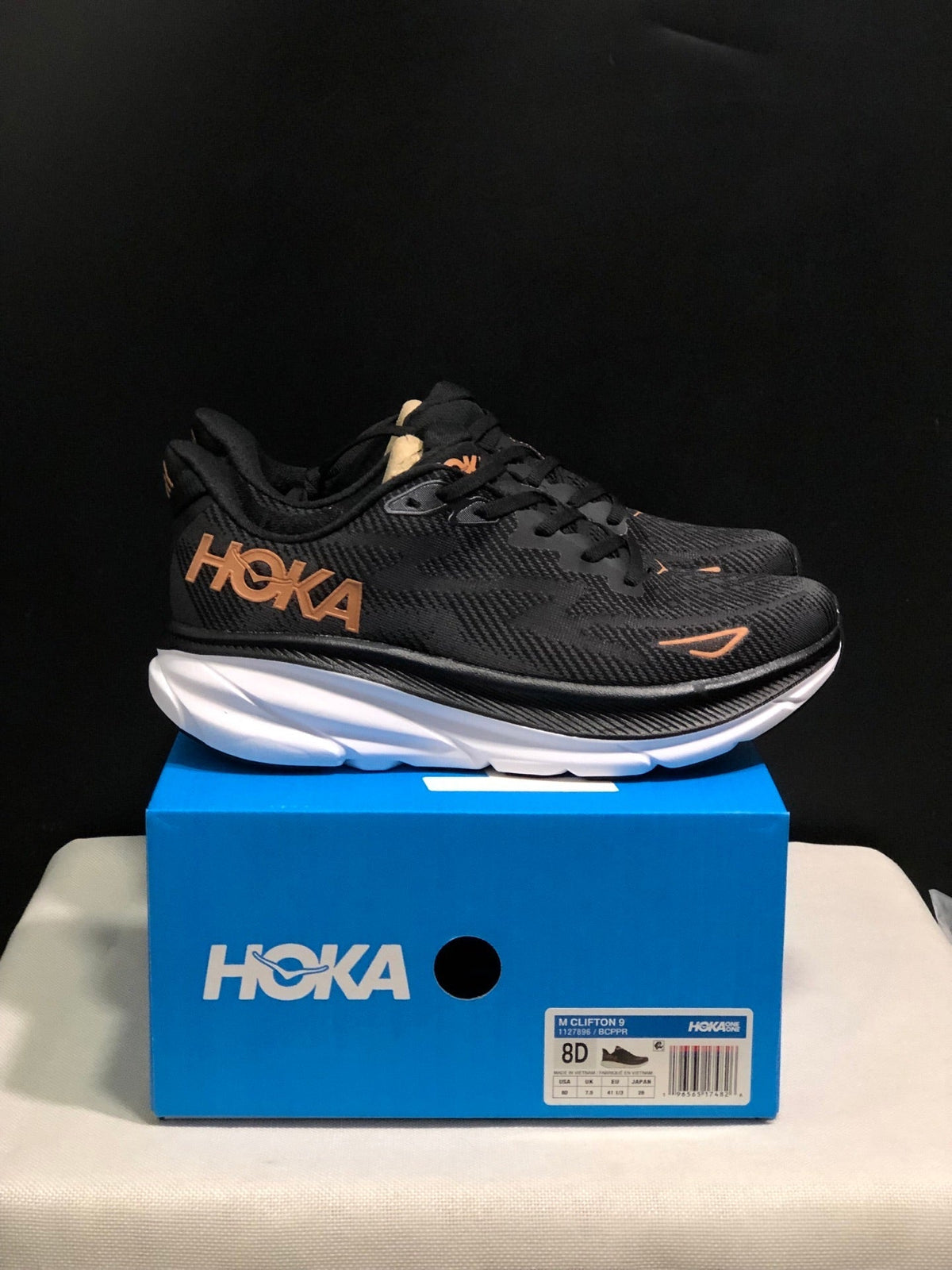 ONE ONE Clifton 9 by HOKA - product photo shown in the listing for this item.