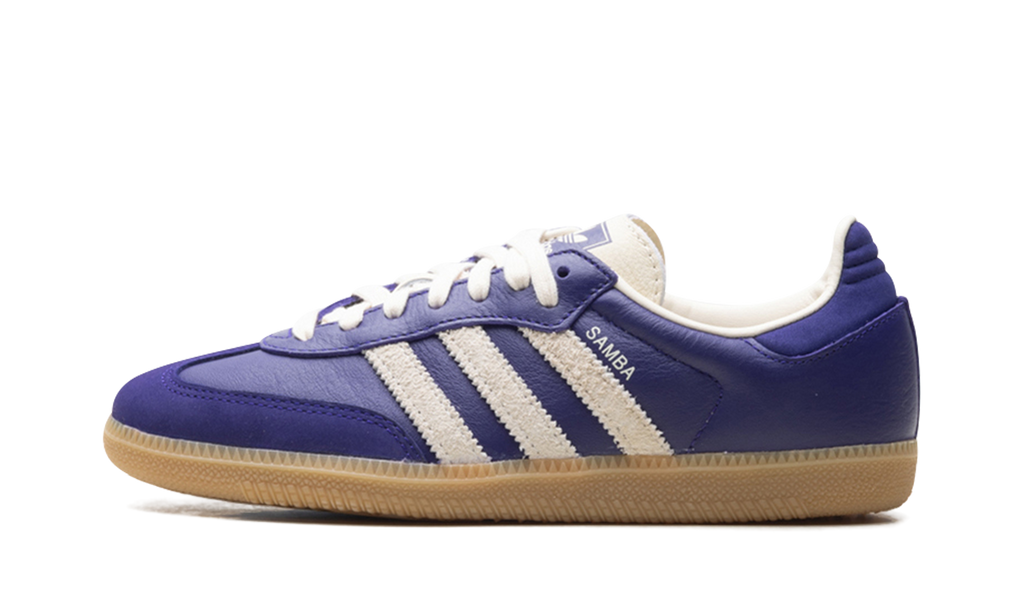 Women's Samba OG "Collegiate Purple Cream White" JI2736 - product image from the listing.