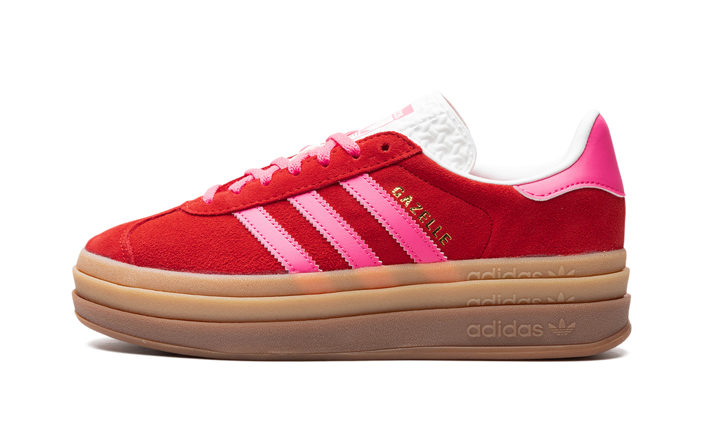 Women's Gazelle Bold "Collegiate Red Lucid Pink" IH7496 - product image from the listing.