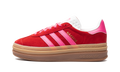 Women's Gazelle Bold "Collegiate Red Lucid Pink" IH7496 - product image from the listing.