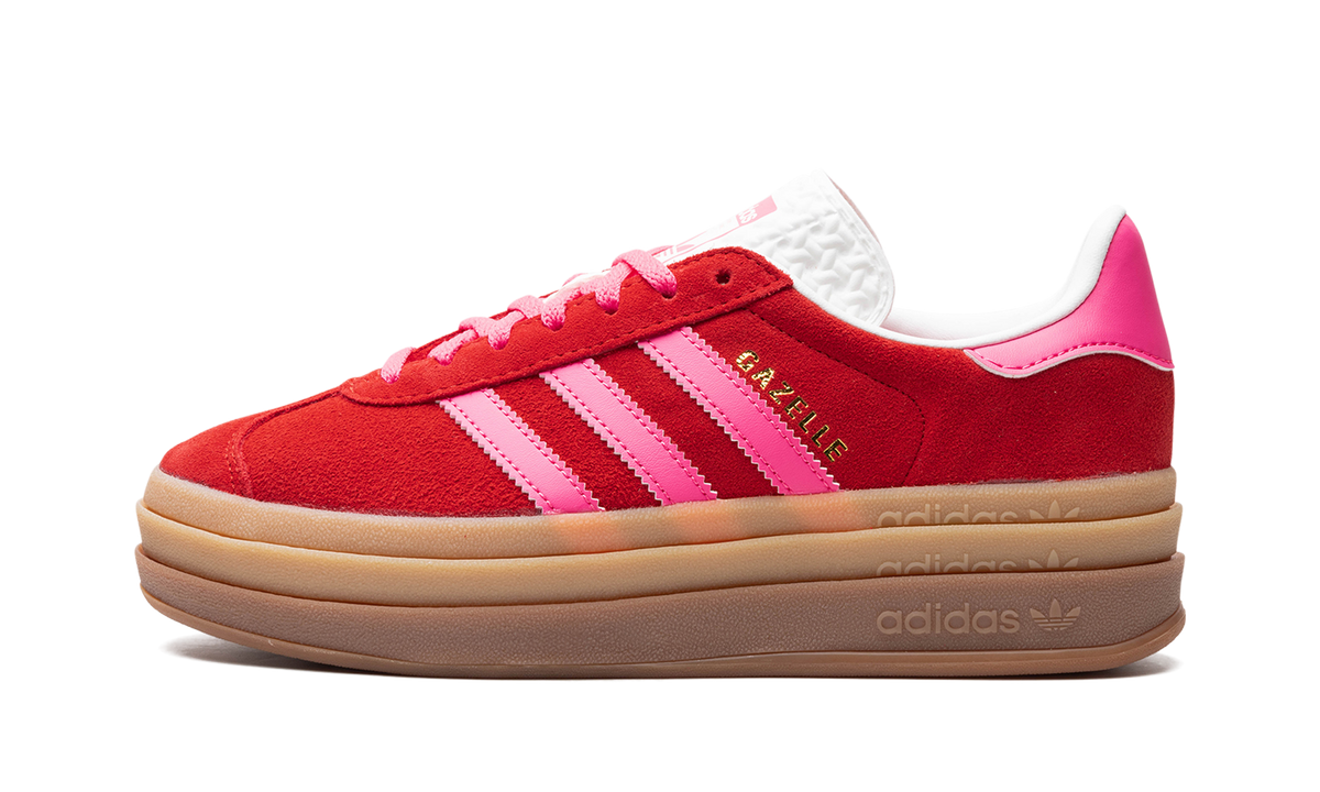 Women's Gazelle Bold "Collegiate Red Lucid Pink" IH7496 - product image from the listing.