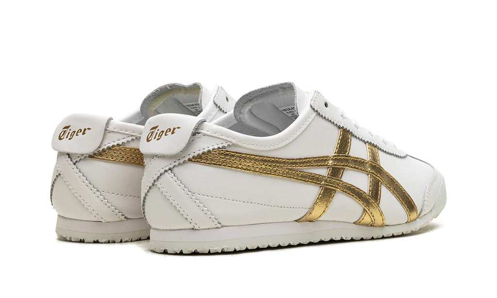 Onitsuka Tiger Mexico 66 in White Rich Gold 130657 - product image from the listing.
