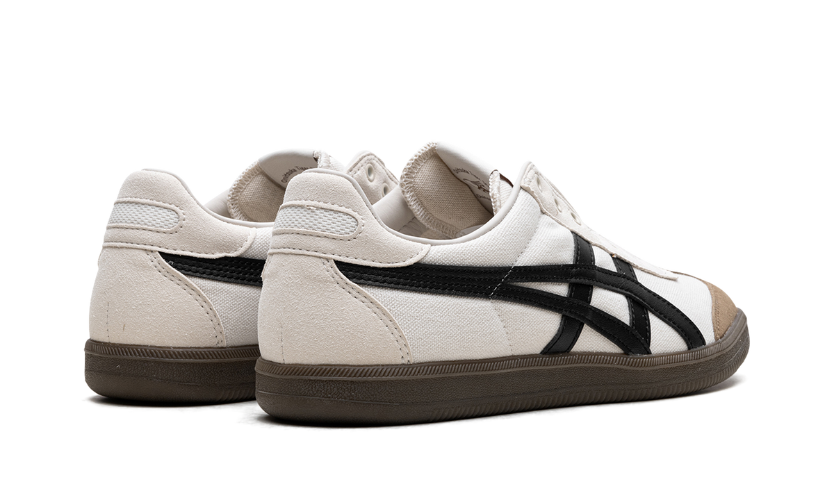 Onitsuka Tiger Tokuten Slip On in White Brown Black 132691 - product image from the listing.