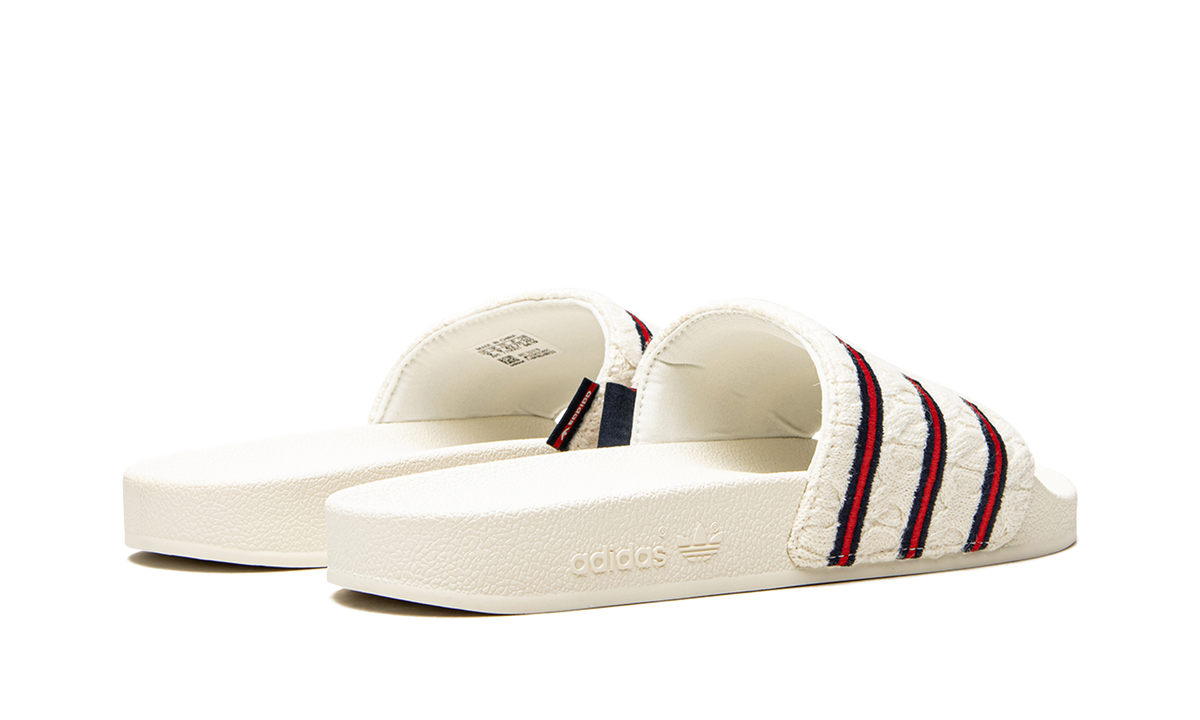 "Extra Butter" Adilette Cableknit Slides EG1719 - product image from the listing.