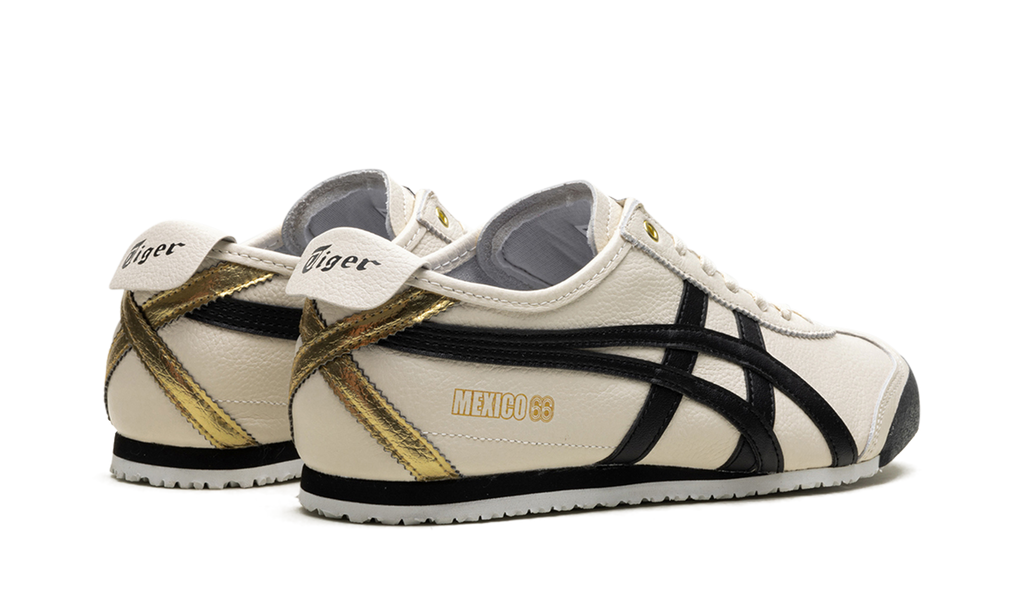 Onitsuka Tiger Mexico 66 in Cream Black Gold 128032 - product image from the listing.