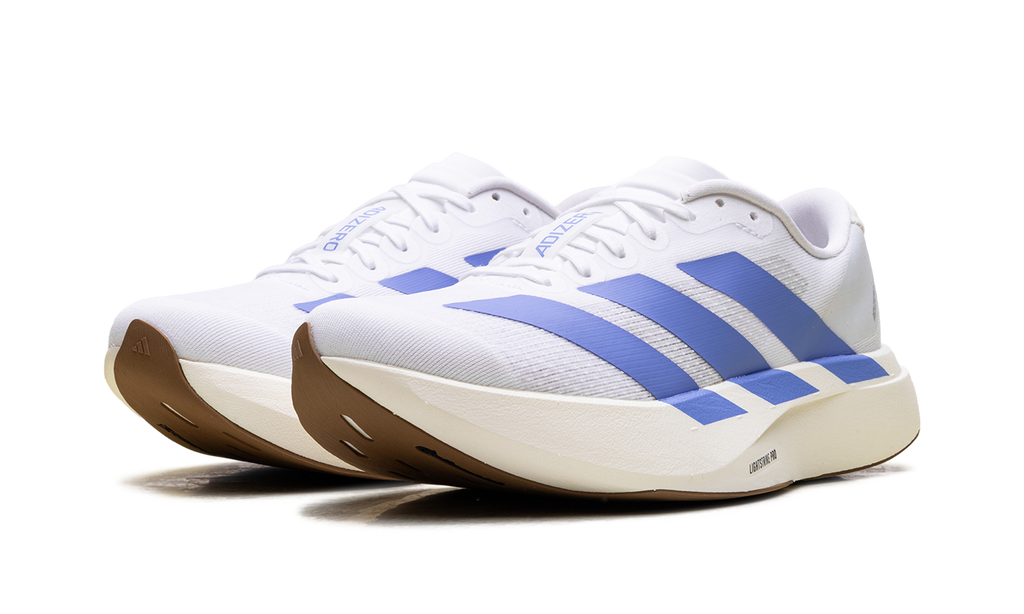 Women's adiZero EVO SL "White Blue Fusion" JS4454 - product image from the listing.