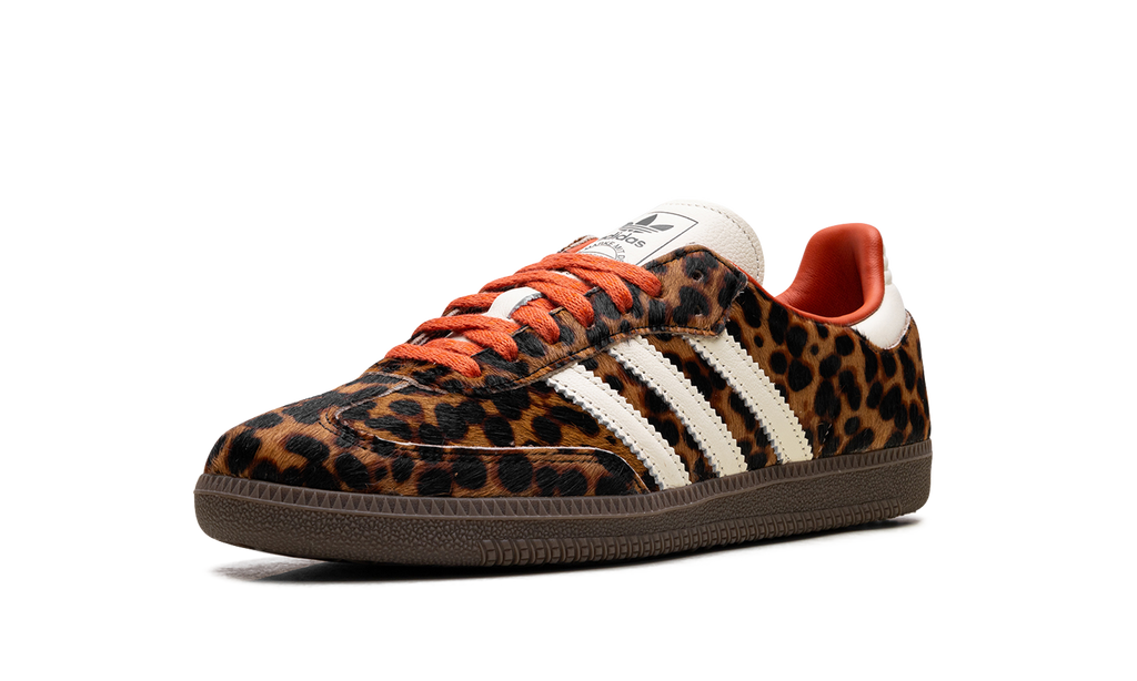 Women's Samba OG "Leopard / Cream Orange" JI2734 - product image from the listing.