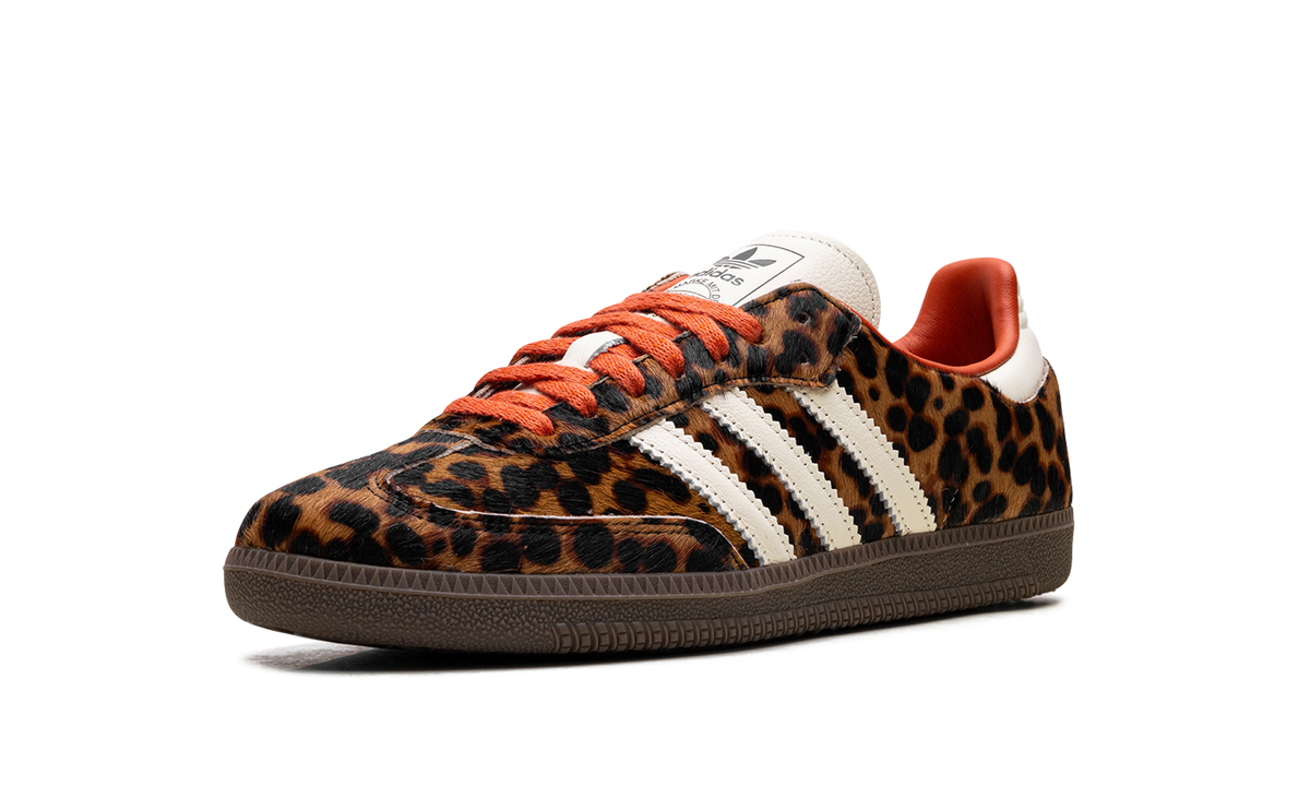 Women's Samba OG "Leopard / Cream Orange" JI2734 - product image from the listing.