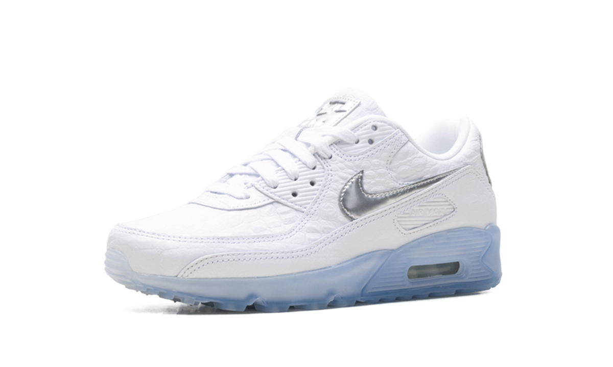 "White Croc Blue Tint" Air Max 90 Terrascape IU3638 100 - product image from the listing.